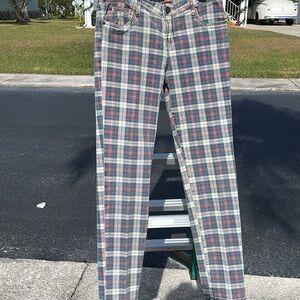 Kut From The Kloth Plaid Diana Skinny Jeans